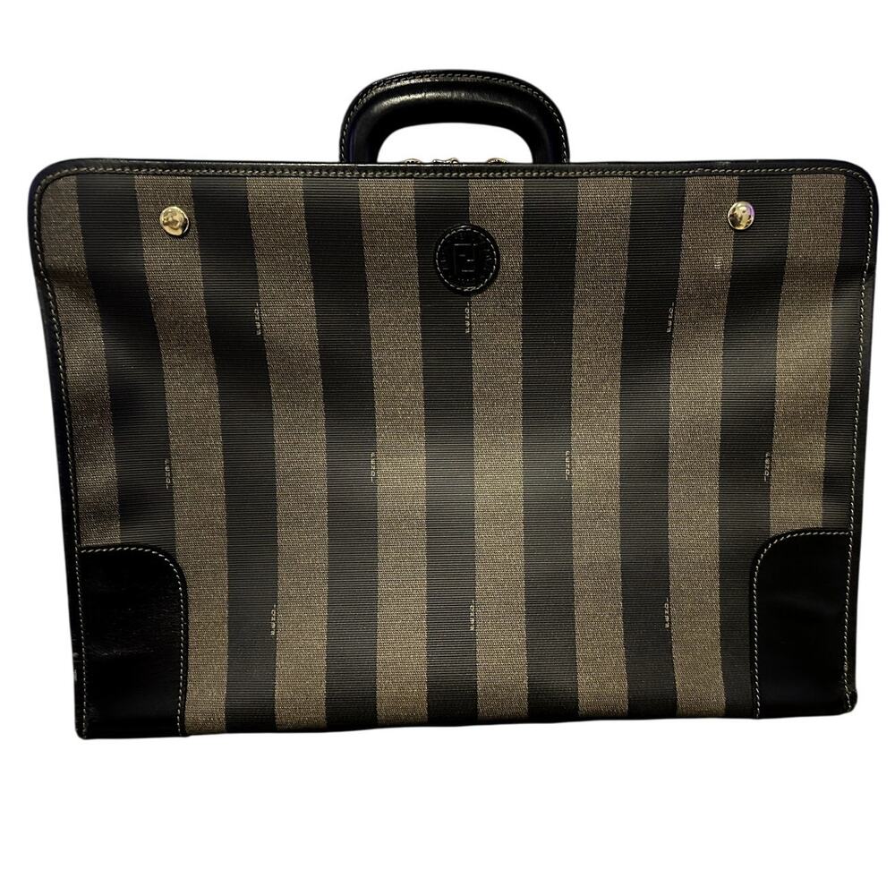 FENDI Brown Pecan Business Bag/Luggage/Trunk - Vintage EUC